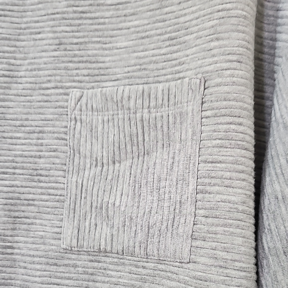 A New Day Light Gray Striped Top - Picture 3 of 10